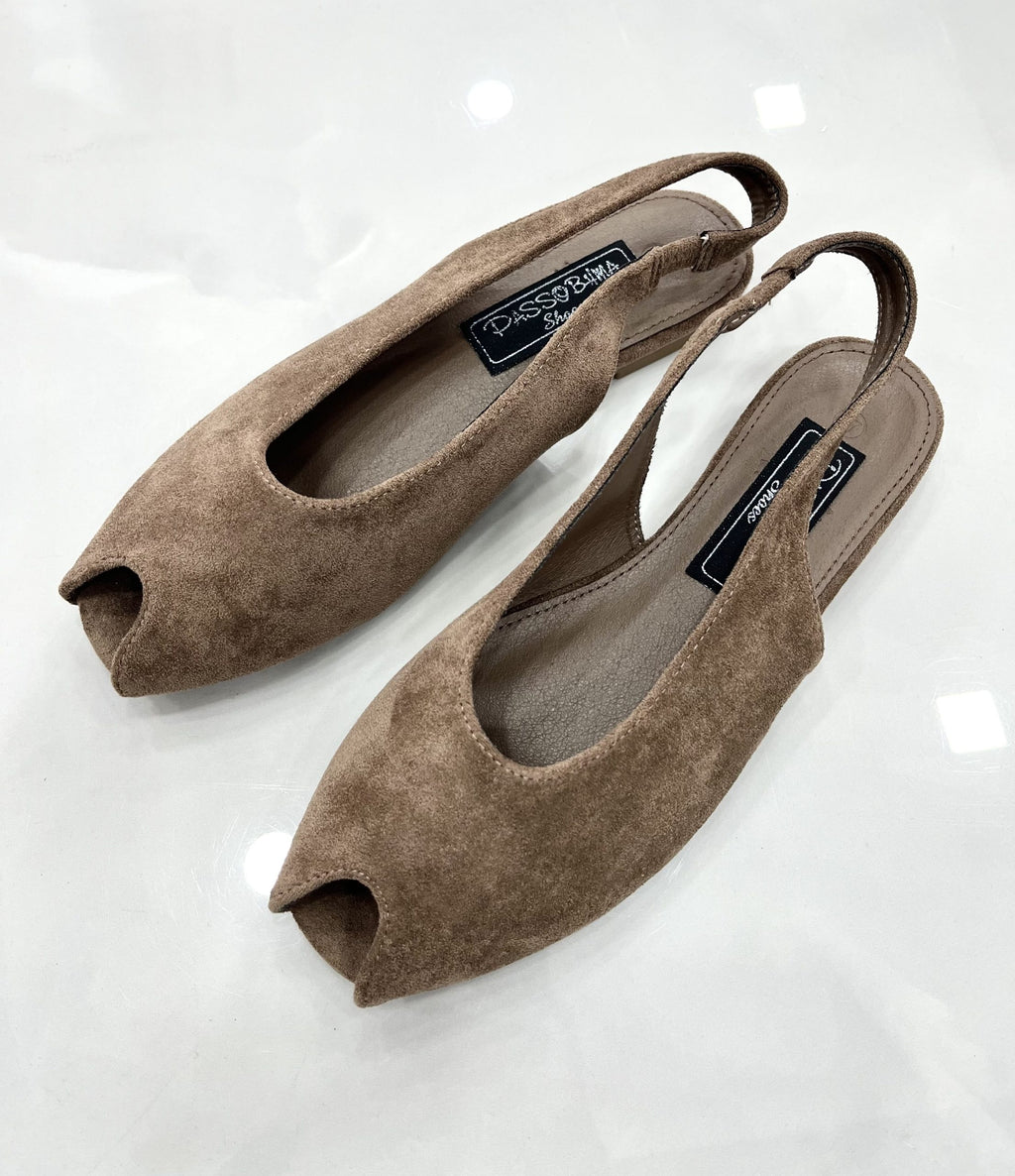 Mule Φλατ Καστόρ Brown