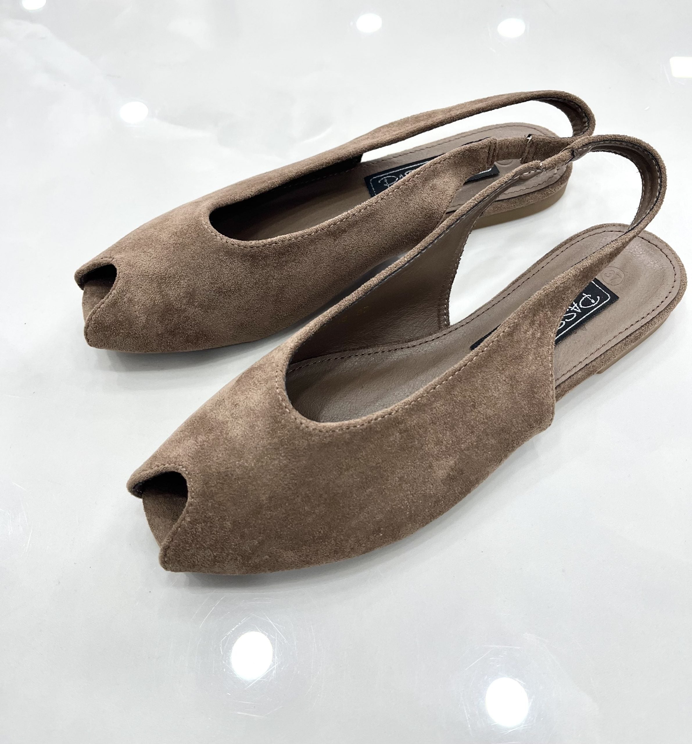 Mule Φλατ Καστόρ Brown