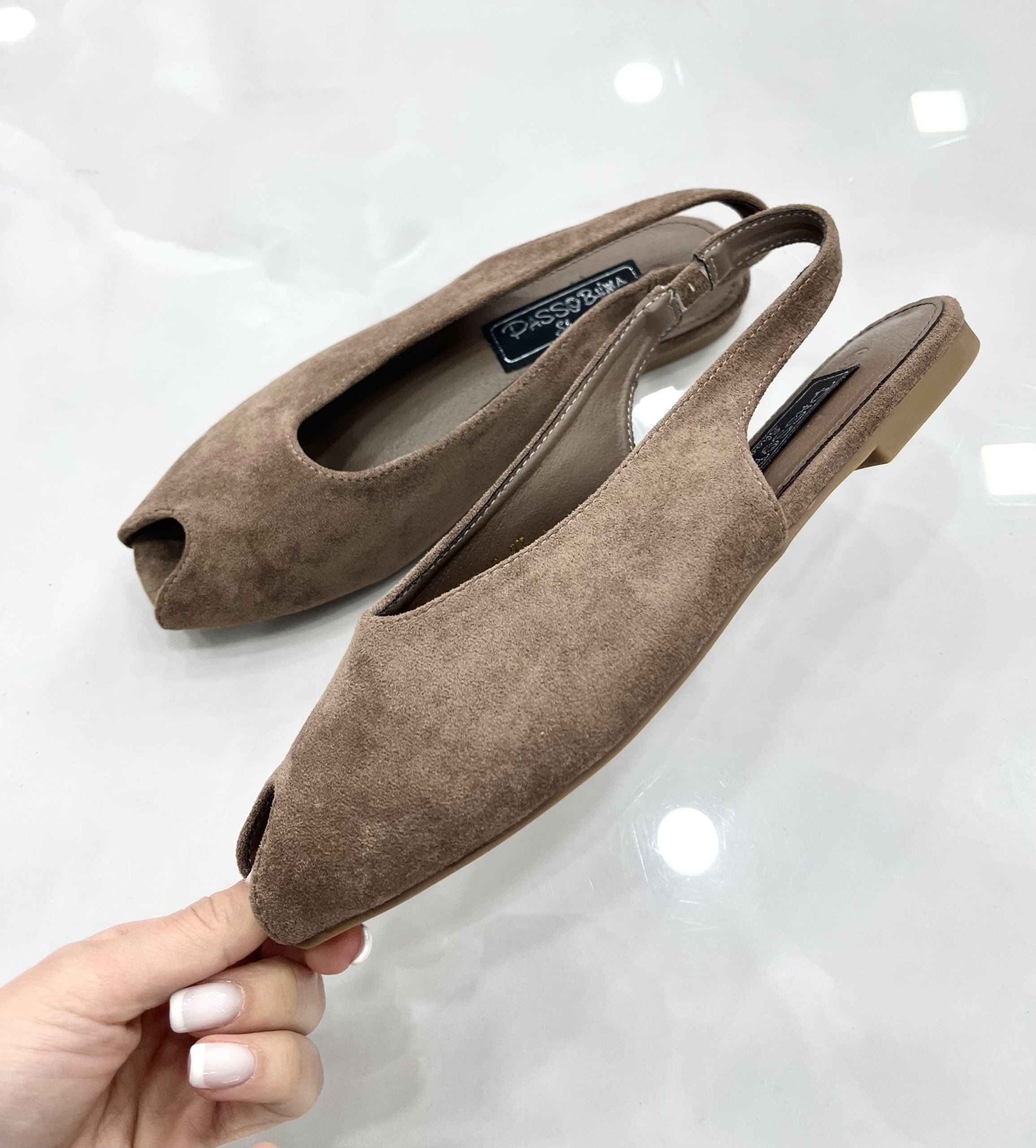 Mule Φλατ Καστόρ Brown