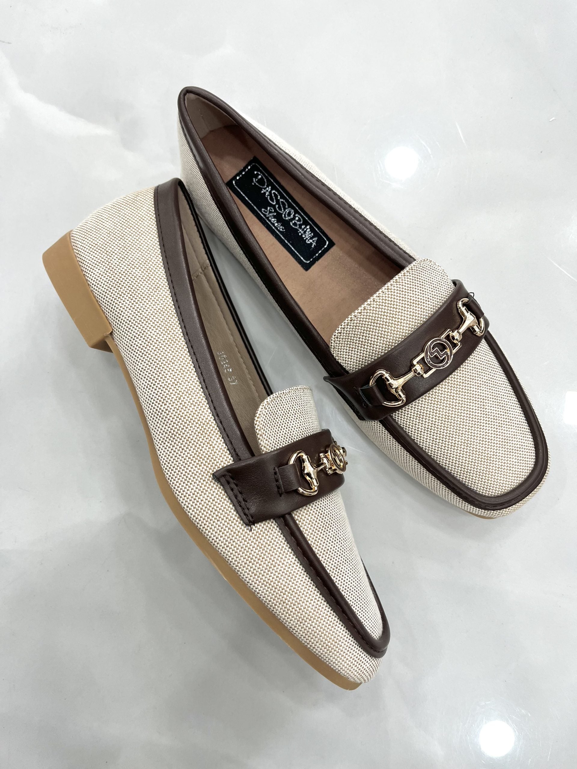 Μοκασίνι Beige/Brown