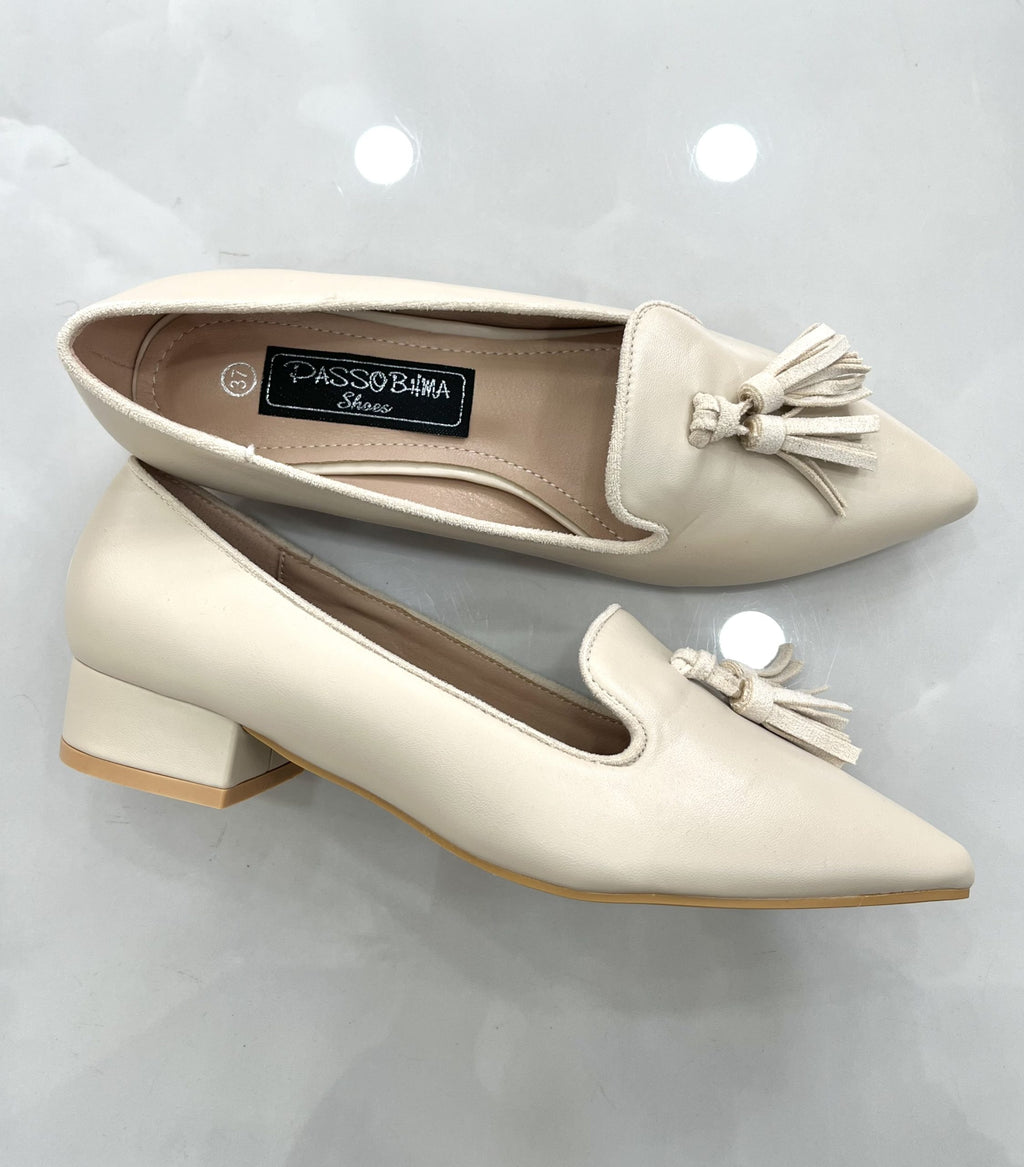 Μοκασίνια με Σχέδιο Beige