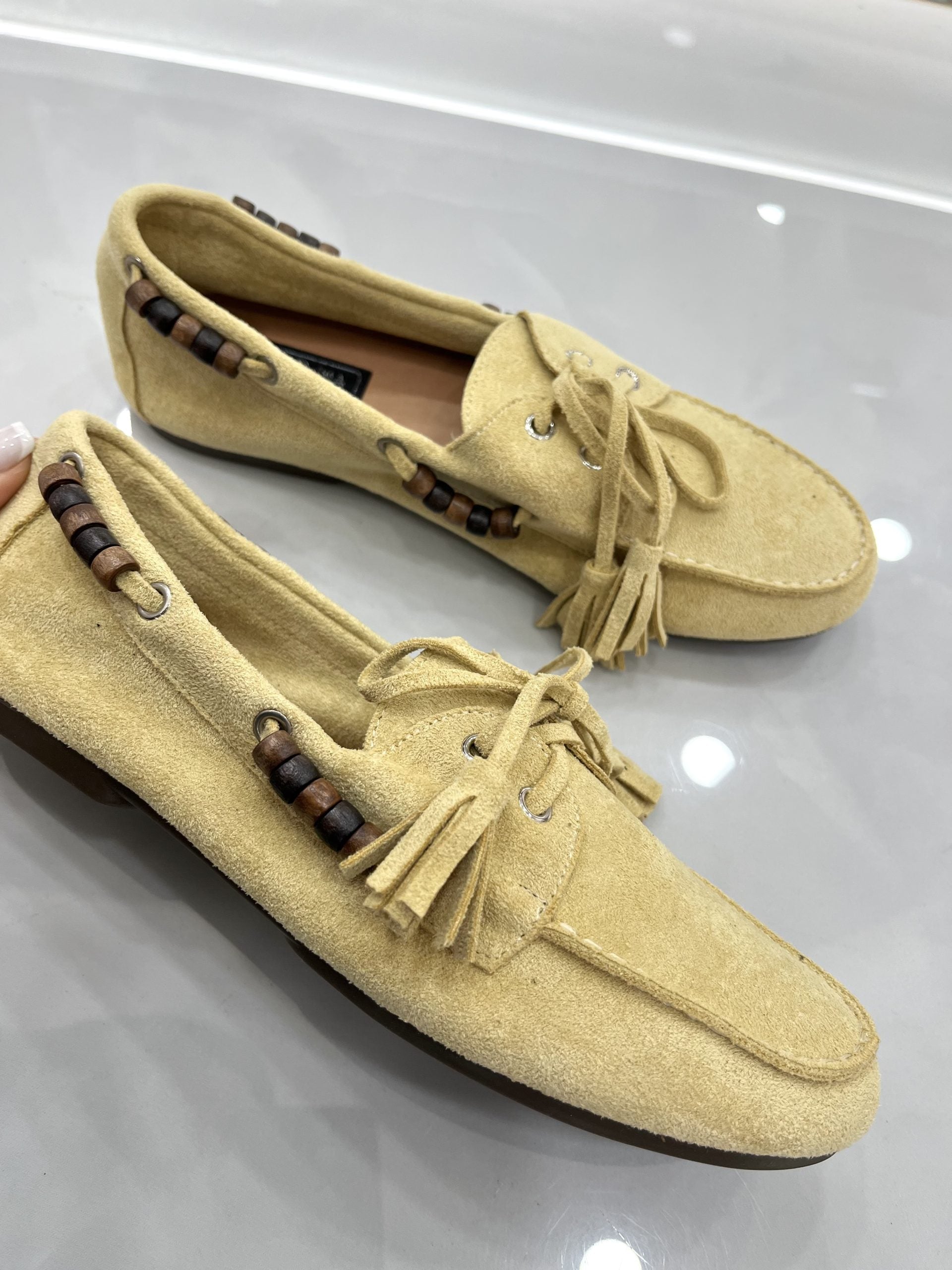 Spring Μοκασίνια με Σχέδιο Yellow