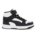 Puma Rebound Slam Mid AC+Ps 408801 01 Αθλητικό μποτάκι unisex σε οικολογικό δέρμα Λευκό-Μαύρο