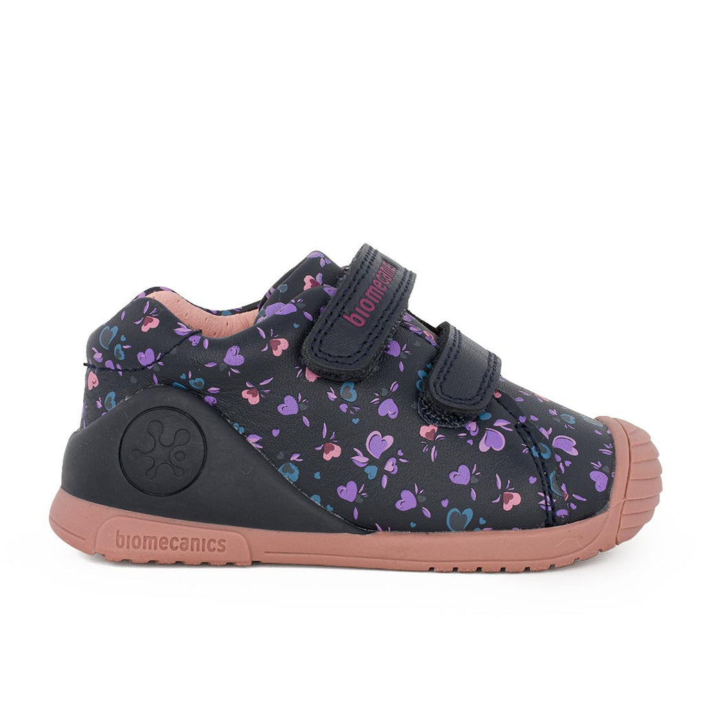 Biomecanics 261102-Α183 Sneaker για κορίτσι δερμάτινο Μώβ-Blue/Black