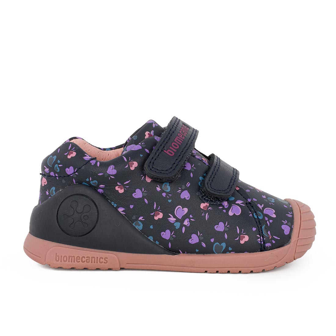 Biomecanics 261102-Α Sneaker για κορίτσι δερμάτινο Μώβ-Blue/Black