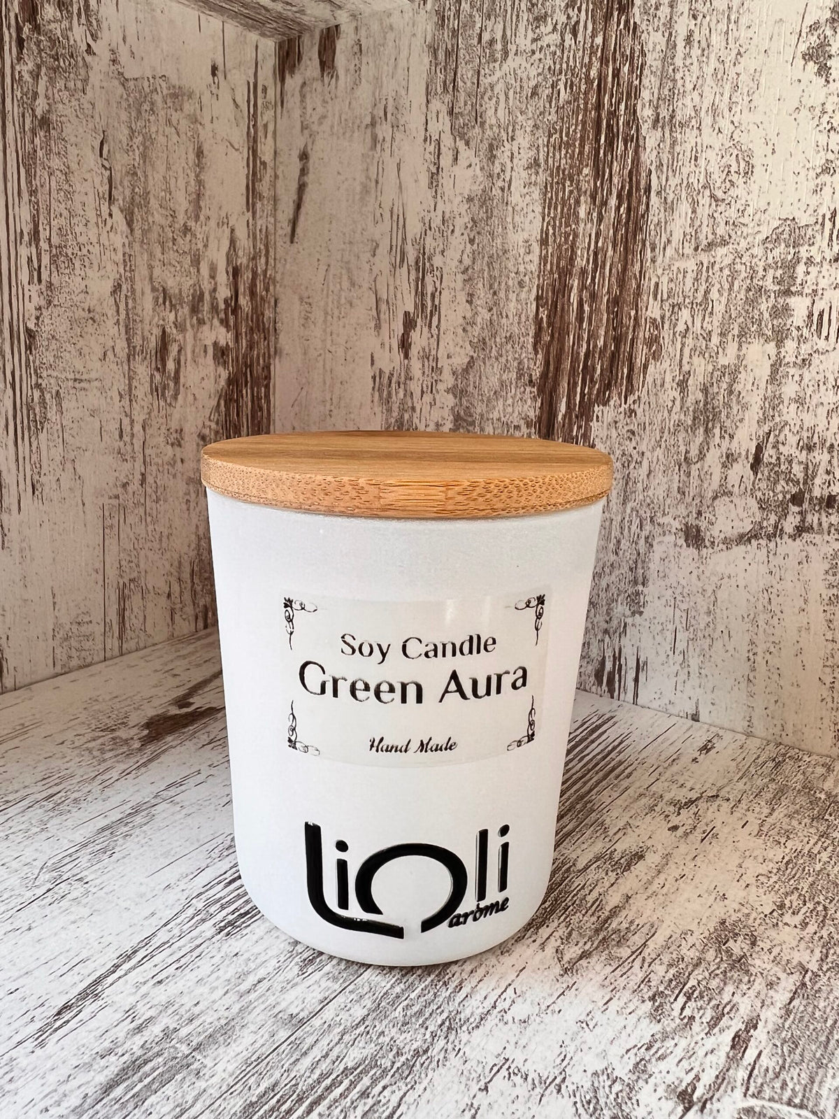 Κερί Σόγιας Green Aura Hand Made