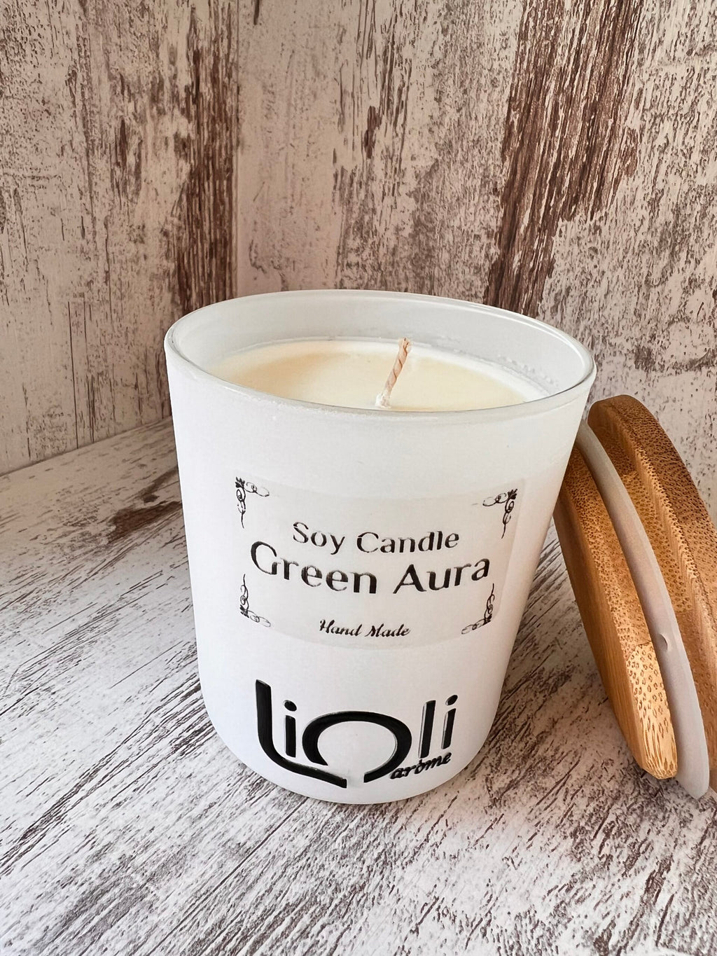 Κερί Σόγιας Green Aura Hand Made