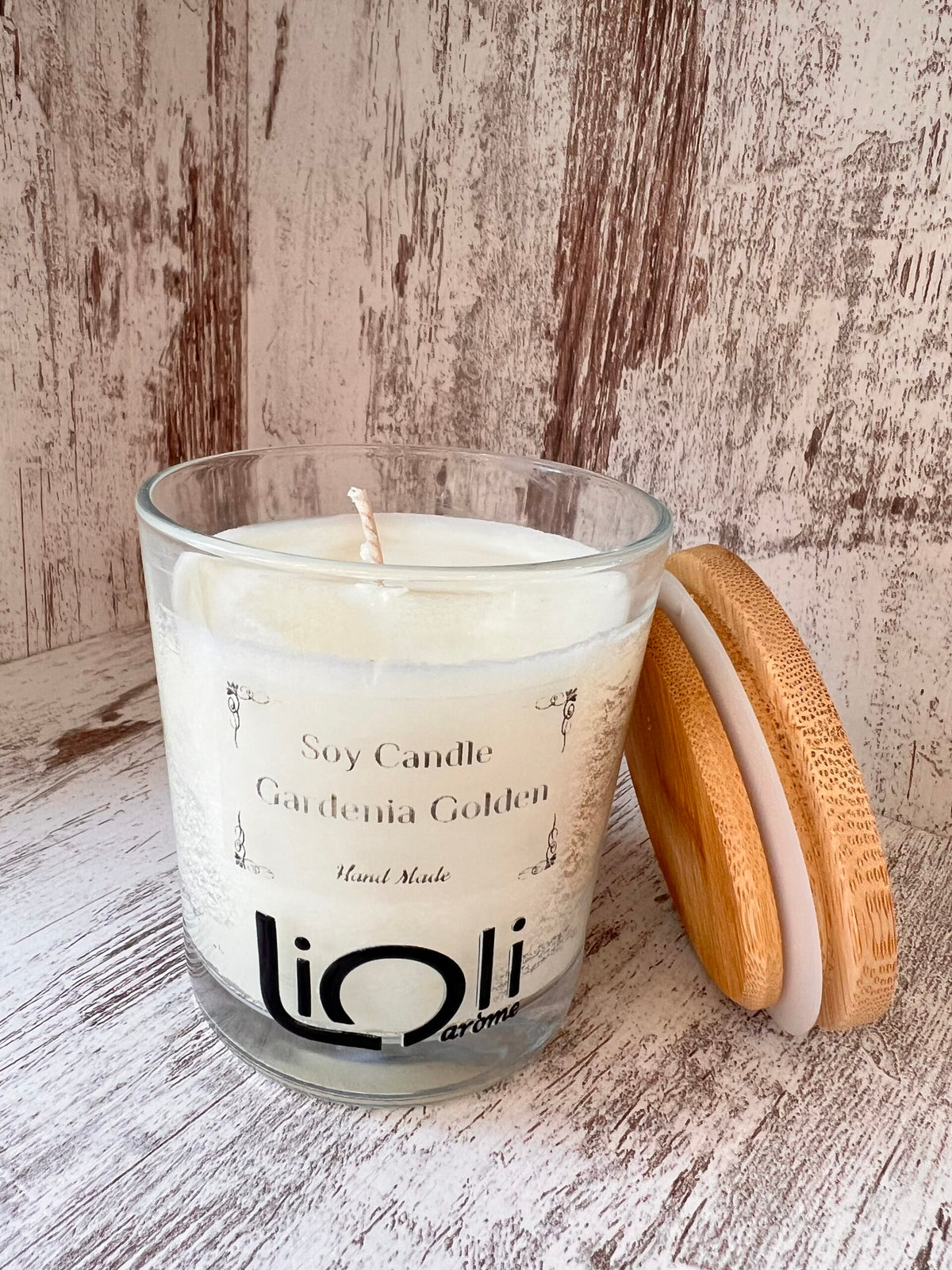 Κερί Σόγιας Gardenia Golden Hand Made
