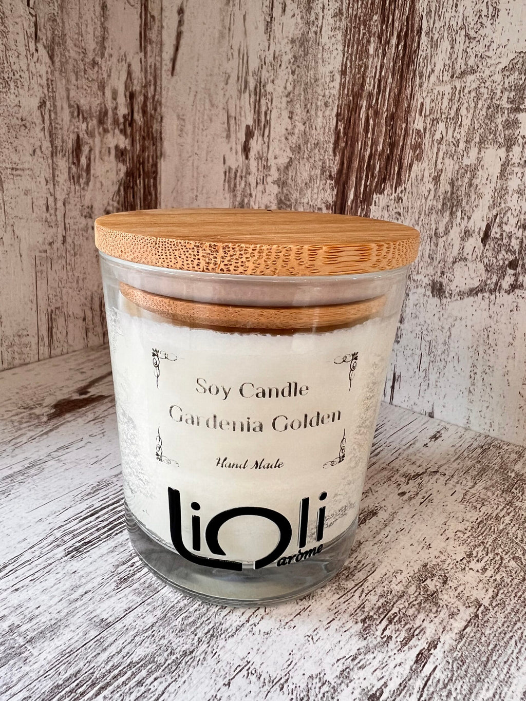Κερί Σόγιας Gardenia Golden Hand Made