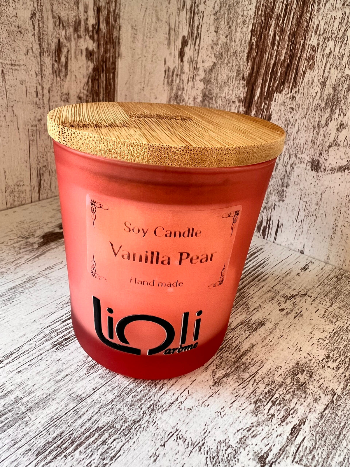 Κερί Σόγιας Vanilla Pear Hade Made