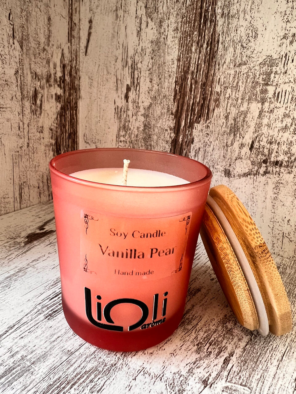 Κερί Σόγιας Vanilla Pear Hade Made