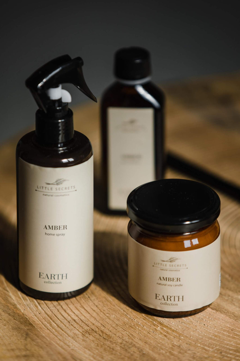 Amber Natural Soy Candle 210ml