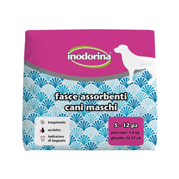 INODORINA Πάνες-Βρακάκια Για Αρσενικούς Σκύλους 3 – 6 kg