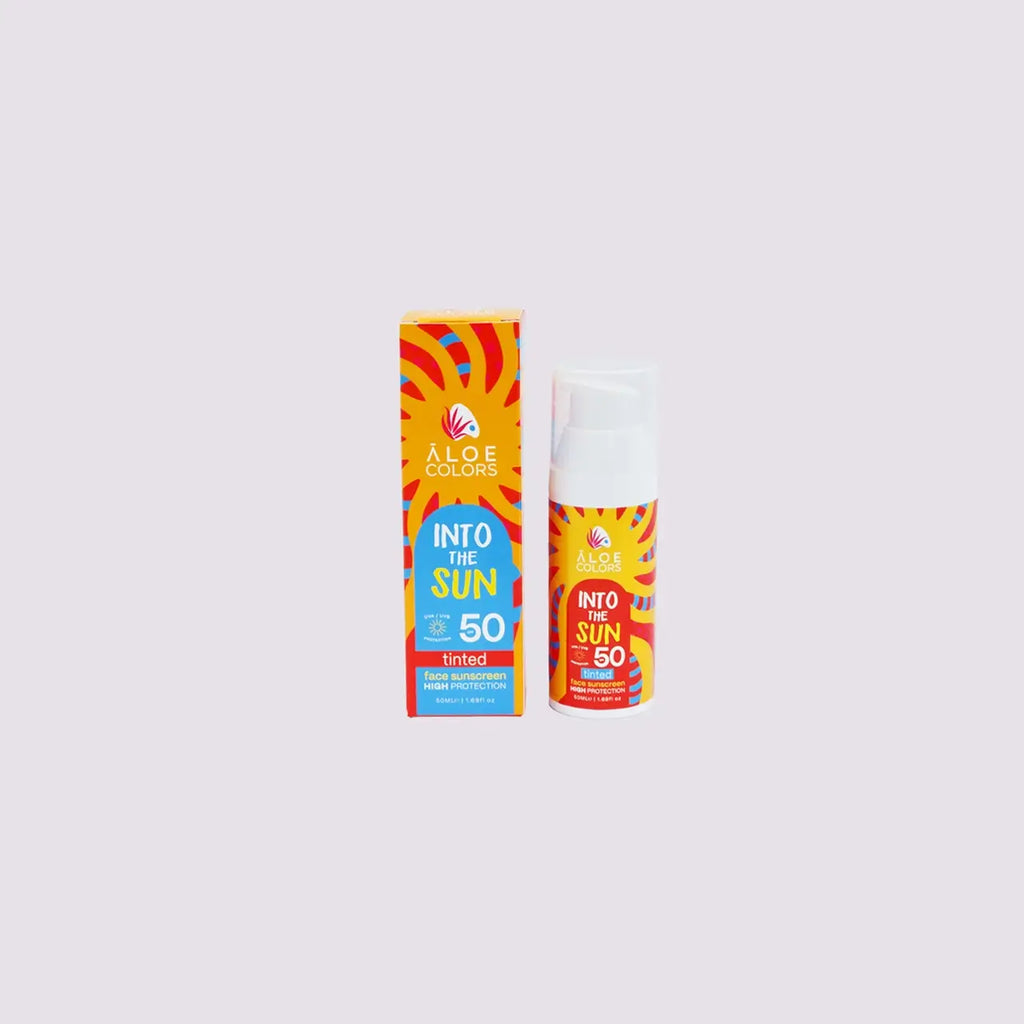 Into The Sun Tinted Face Sunscreen SPF50 50ml -Αντηλιακό Προσώπου Με Χρώμα | Aloe+ Colors