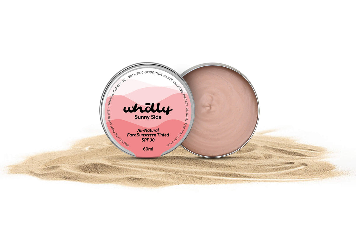 Wholly Αντηλιακη Προσωπου Sunny Side All- Natural (Tinted) 60ml