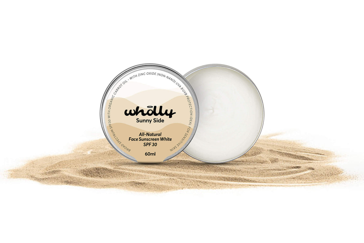 Wholly Αντηλιακη Προσώπου Sunny Side All- Natural  (White) 60ml