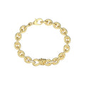 GUESS STEEL MODERN LOVE JUBB04006JWYGL Χρυσό Βραχιόλι Με Άπειρο