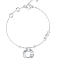 GUESS STEEL OH MY G JUBB04519JWRHL Βραχιόλι Ασημένιο Με Λογότυπα