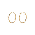 GUESS STEEL HOOPS I DID IT AGAIN JUBE04184JWYGT/U Χρυσά Σκουλαρίκια Κρίκοι