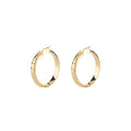 GUESS STEEL HOOPS I DID IT AGAIN JUBE04190JWYGT/U Χρυσά Σκουλαρίκια Κρίκοι