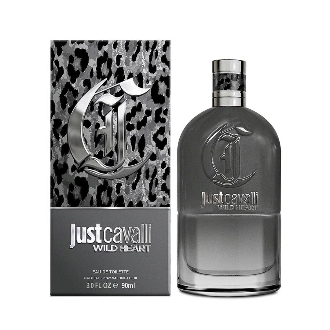 Roberto Cavalli | Just Cavalli Wild Heart Men Eau De Toilette Spray 90ml | Tobacco & Amber | RCJCWHM90