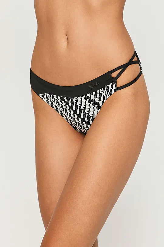 Karl Lagerfeld Bikini Slip Μαύρο