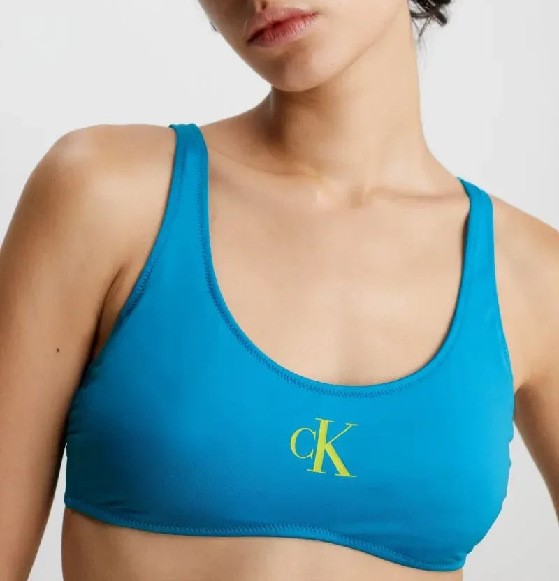 Calvin Klein Μπικίνι Τοπ  Clear Turquoise