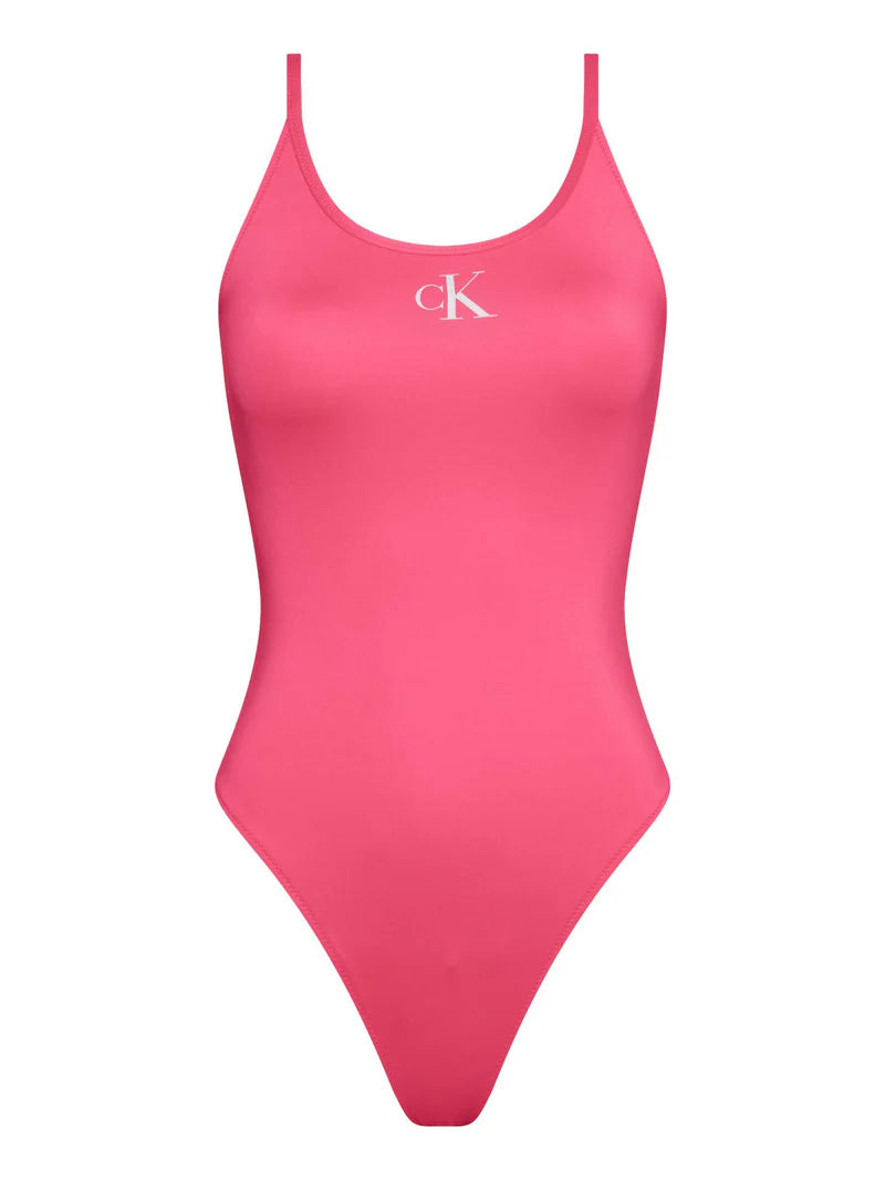 Calvin Klein Ολόσωμο Μαγιό Pink Flash