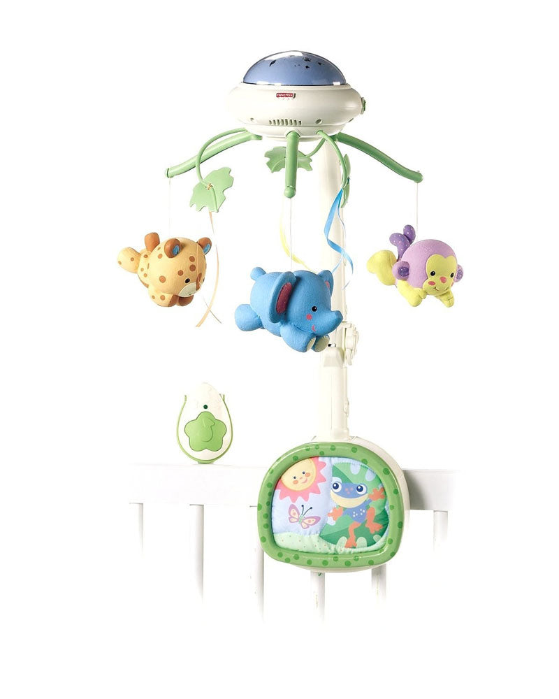 Fisher Price Μουσικό Περιστρεφόμενο Ζωάκια Rainforest L0527