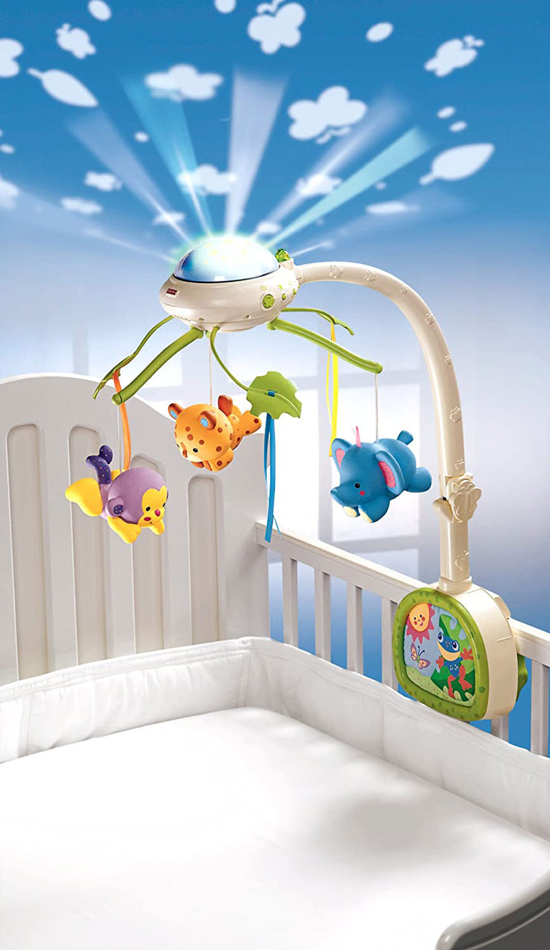 Fisher Price Μουσικό Περιστρεφόμενο Ζωάκια Rainforest L0527