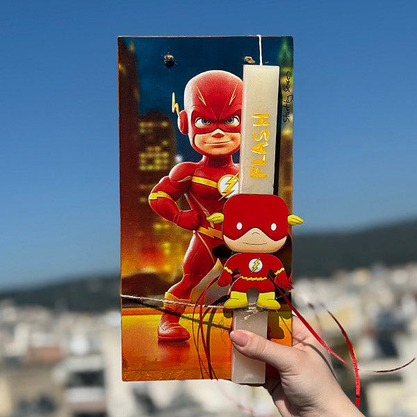 Λαμπάδα Πασχαλινή Χειροποίητη "Flash"