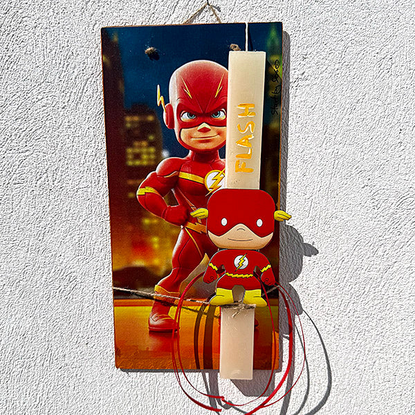 Λαμπάδα Πασχαλινή Χειροποίητη "Flash"
