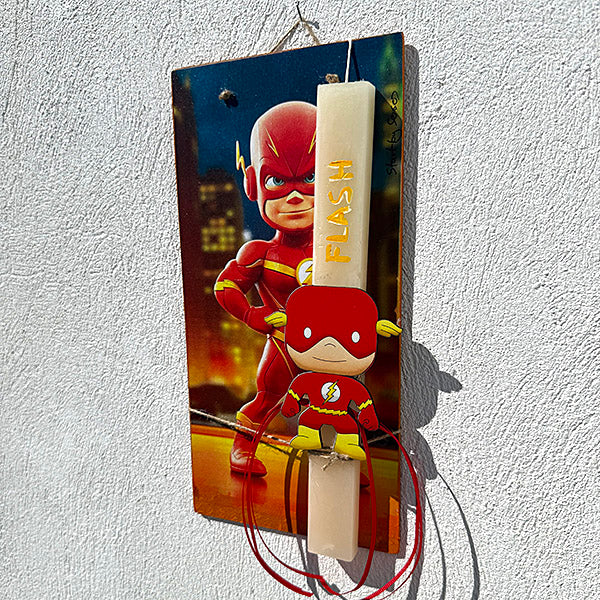 Λαμπάδα Πασχαλινή Χειροποίητη "Flash"