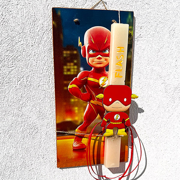 Λαμπάδα Πασχαλινή Χειροποίητη "Flash"