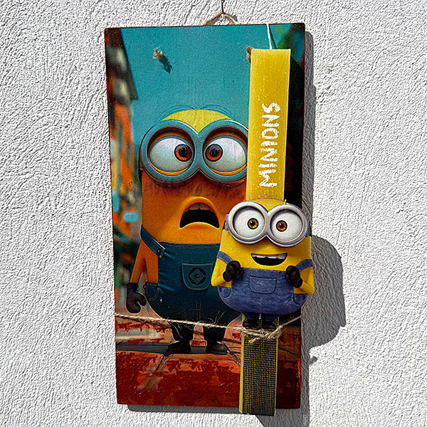 Λαμπάδα Πασχαλινή Χειροποίητη "Minions"