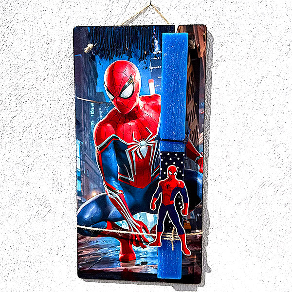 Λαμπάδα Πασχαλινή Χειροποίητη "Spiderman"