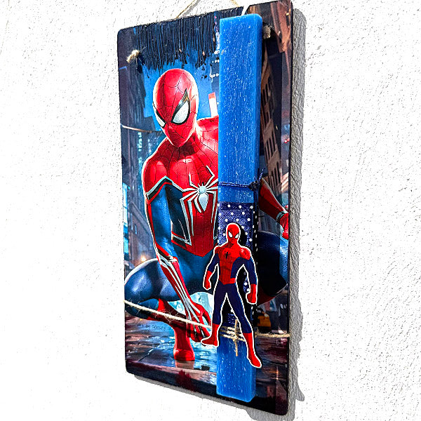Λαμπάδα Πασχαλινή Χειροποίητη "Spiderman"