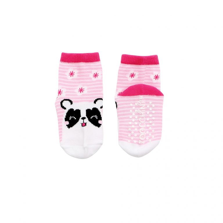Zoocchini  Σετ Ρούχων για Μπουσούλισμα Grip+Easy Crawler Pants &amp; Socks Set  "Panda" ZOO12518