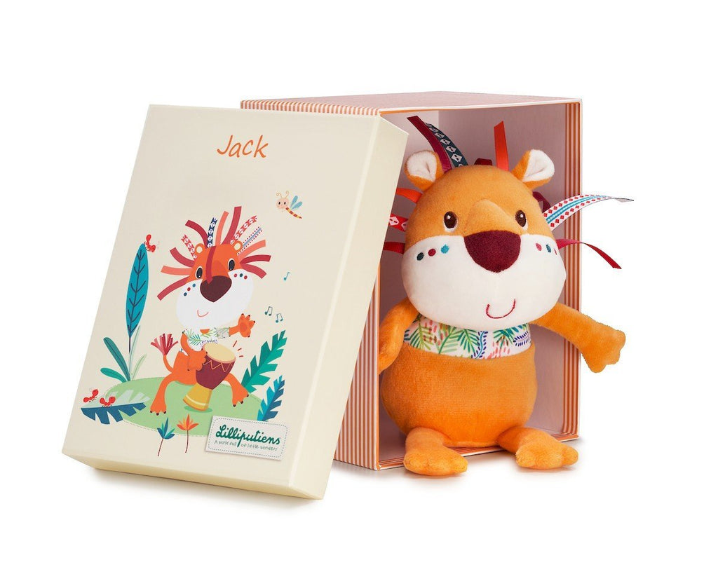 Lilliputiens Ζωάκι Τζακ σε κουτί δώρου  LΙ83085