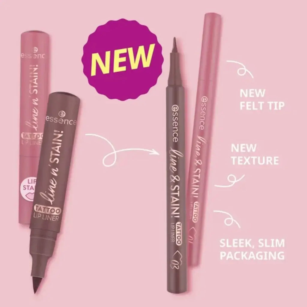 Line n’ Stain! Tattoo Lip Liner Μολύβι Χειλιών | Essence