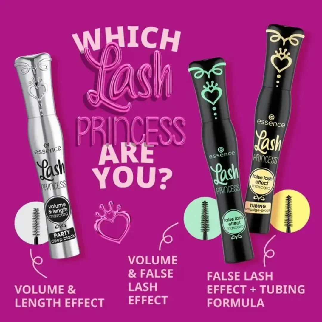 Lash Princess Volume & Length Mascara Party Deep Black | Essence