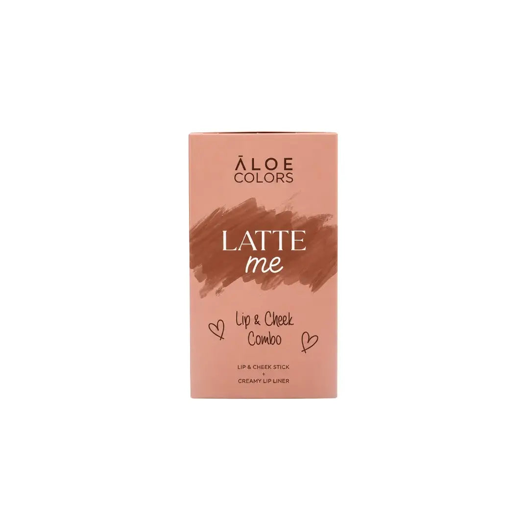 Latte Me - Lip Cheek Combo Gift Box | Aloe+ Colors