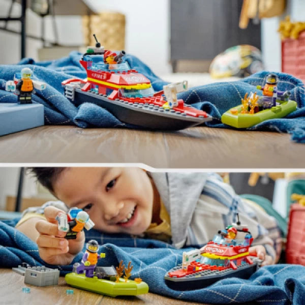 LEGO City Fire Rescue Boat (60373)