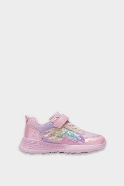 Lelli Kelly Margaux Sneakers με Φτερά & Φωτάκια Ροζ