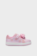 Lelli Kelly Orsetto Sneakers με Λούτρινο Αρκουδάκι Ροζ