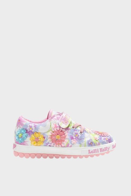 Lelli Kelly sneaker ELOISE αυτοκόλλητο λευκό