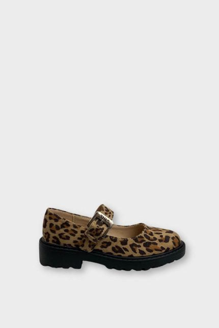 Leopard Παιδικές Μπαλαρίνες με Μπαρέτα