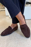 Loafer Margot Suede Καφέ