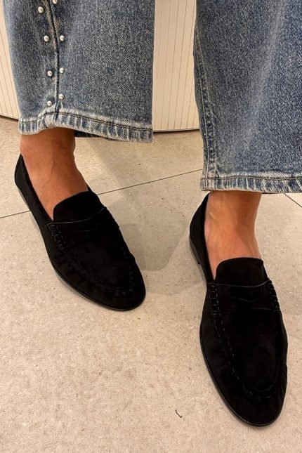 Loafer Margot Suede Μαύρο