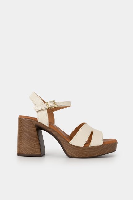 Πέδιλο Norel Λουριά Off White